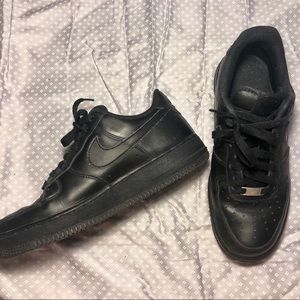 Black Nike Air Jordans Size 9